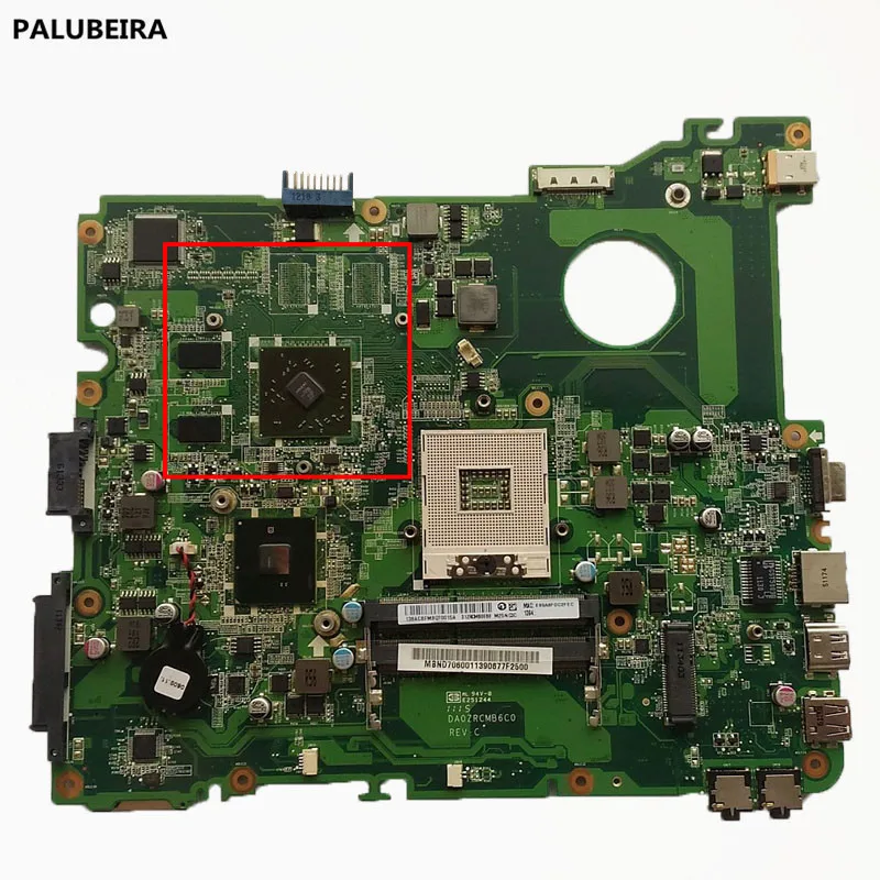 PALUBEIRA DA0ZRCMB6C0 MBND706001 MB.ND706.001 материнская плата для ноутбука Acer eMachines E732 E732G HD6370M HM55 DDR3