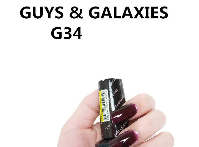 G34 273 Color 15 ml LED UV Gel Nail Lacquer Varnish Permanent opies Gel Varnish A,B serise(need lamp dry)1q - Цвет: G34