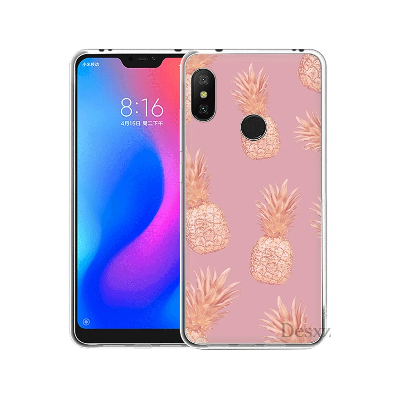 Мобильный чехол для телефона для Xiaomi mi 5 5S 6 mi x 2S 8 A1 A2 5X 6X Lite F1 9 9T MAX 3 A3 Pro CC9 CC9E крышка с рисунком ананаса