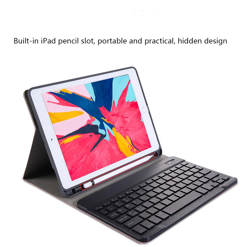 Мульти ярлыки со светодиодной подсветкой bluetooth-клавиатура для планшета для Ipad Air 1 2 Pro 9,7 9,7 с Магнитный кожаный чехол-подставка для ручки