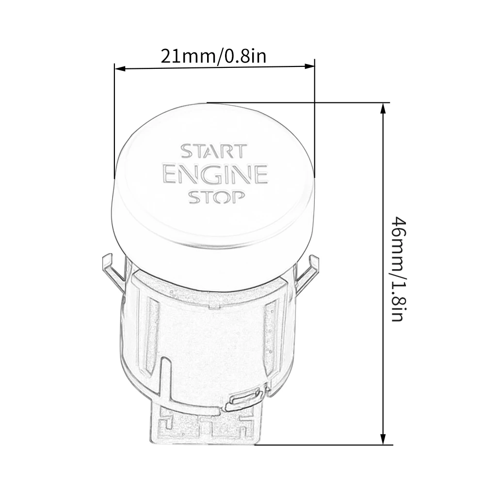 Кнопка остановки двигателя SPEEDWOW для V-W Tiguan 2008- Sharan 2011- 7N 5N0959839 5N0 959 839