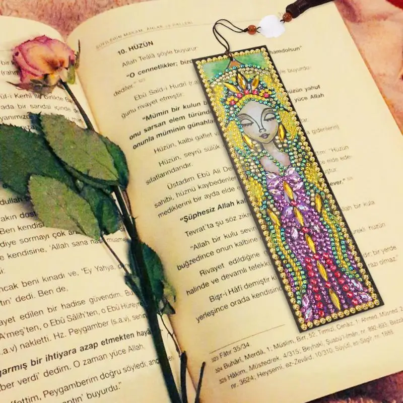 Древний Египетский узор, поделки на книги, специальная форма, алмазная живопись, кожаная Закладка с кисточкой, офисные принадлежности, ремесло