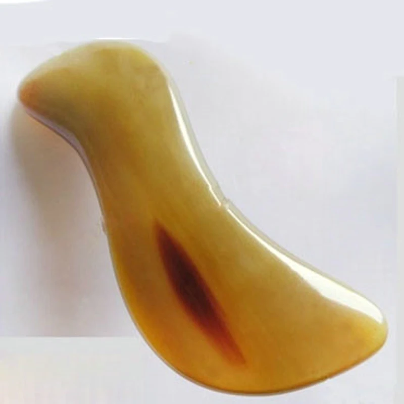 Gua sha инструмент натуральный белый вода рога хорошее бритье лица красота соскабливание Массажная доска может быть использован для добавления акупунктуры
