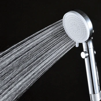 

3 Modes Water Saving Durable Modern For Bathroom With On Off Switch Lightweight Portable High Pressure Handheld Shower Head Home
