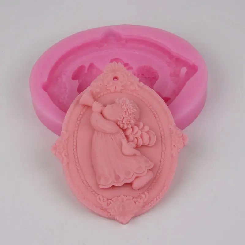 3d украшения торта детские формы для мыла Diy штукатурка кулон Висячие ремесло силиконовые формы