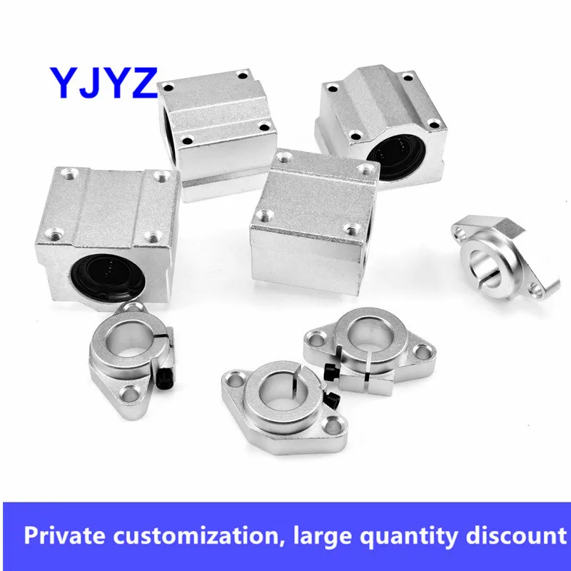 US $315.16 50mm Linear Optical AxisHard Plated AxisPiston Rod L1001150mm With 4PC SCUU Linear Bearing Blocks 4pc SHF Bearing Support