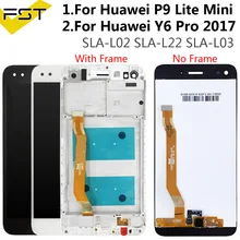 Для huawei P9 Lite mini ЖК-дисплей сенсорный экран для huawei Y6 Pro ЖК с рамкой P9 Lite Мини ЖК SLA L02 L22 L03 экран