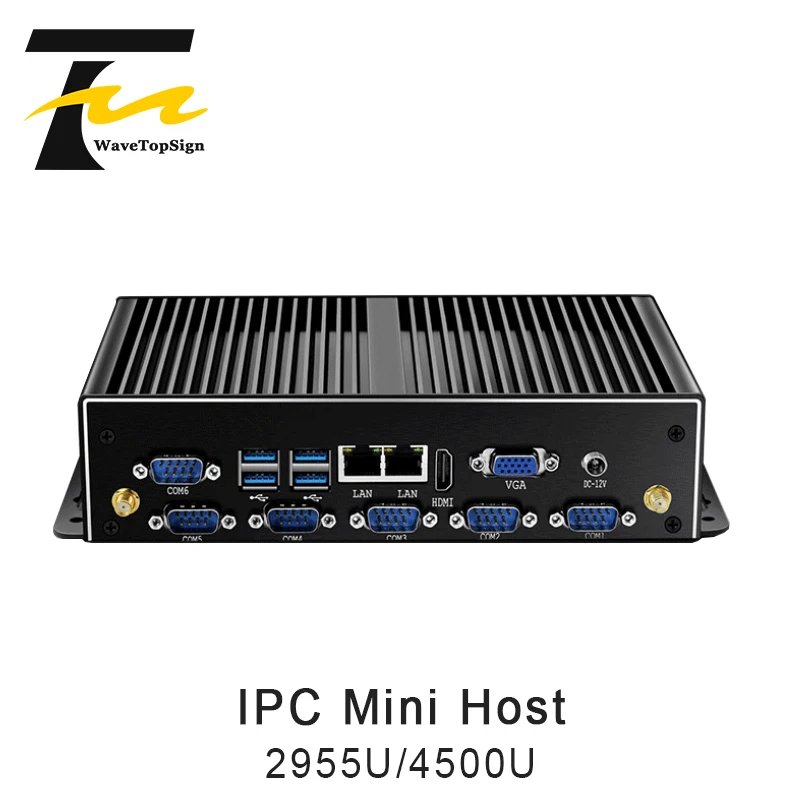 

2955U/4500U MiNi Computer Fanless Embedded IPC MiNi IPC 6 series of host