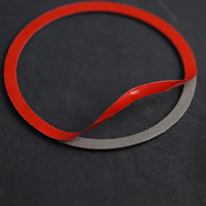 

Anti corrosion Speaker Ring Sticker 1 Pair Black Carbon Fiber Dustproof Decoration Replacement