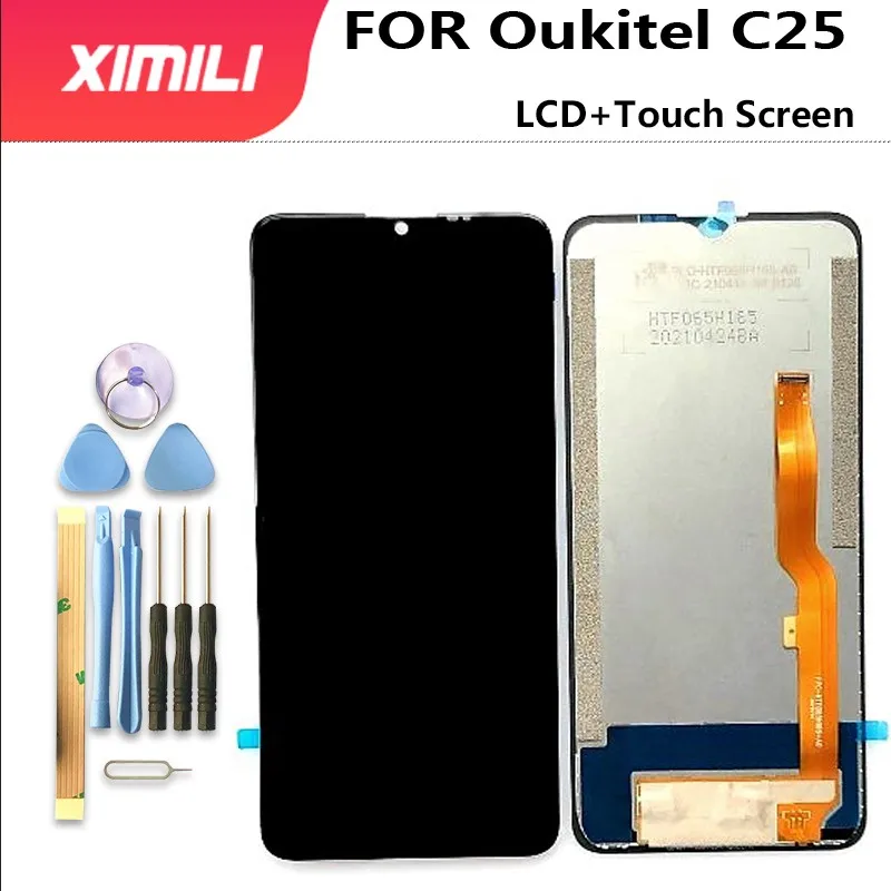 100% Оригинальный ЖК-дисплей для OUKITEL C25 с диагональю 100% дюйма, Протестировано на замену ЖК-дисплея OUKITEL C25 с инструментами