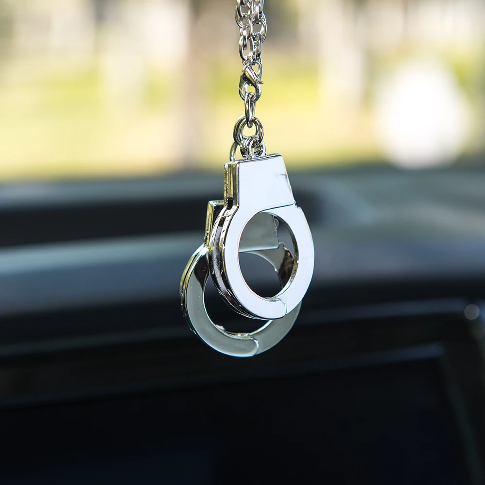 Автомобильный кулон, регулируемые наручники для полицейского человека ...