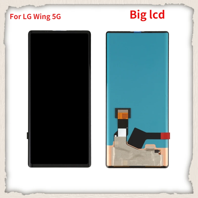 6.8 "P-Oled Per Lg Wing 5G Display Lcd Touch Screen Assembly Sostituzione Lmf100N Lm-F100N Lm-F100V Lm-F100