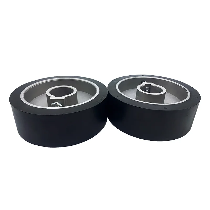 1PC 140x35x50mm 목공용 4면 대패 기계용 우수한 재질의 운반 고무 휠 공급 롤러