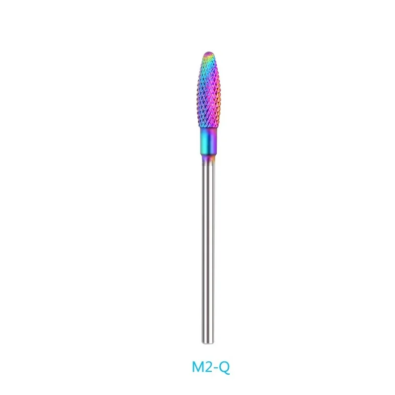 M2-Q RIKONKA 1 шт., сверла для ногтей, керамический, твердосплавный фрезы для маникюра, удаления кутикулы, педикюрный сверлильный станок, сверло 2,35 мм - Цвет: M2-Q