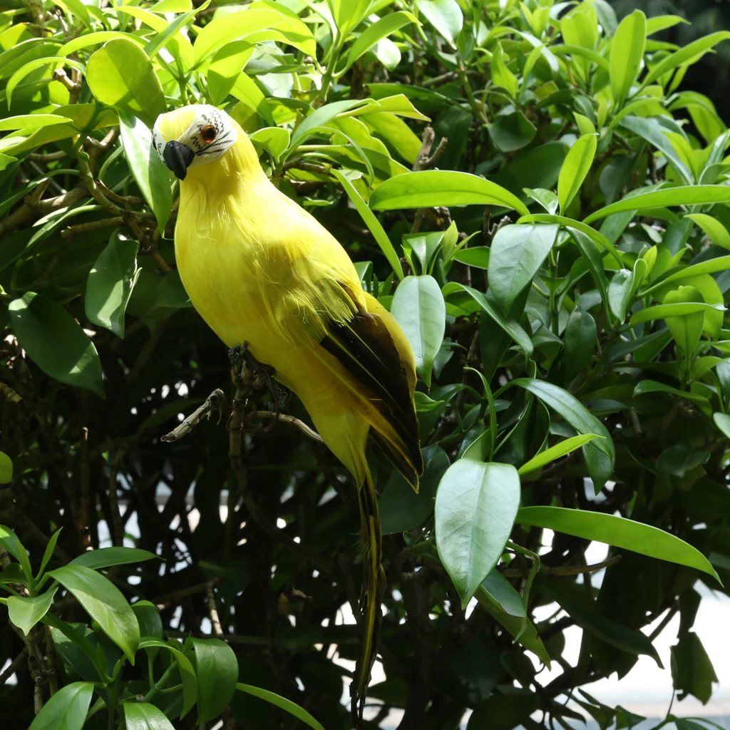 Искусственный Флокированный попугай 6 шт. Искусственные Птицы