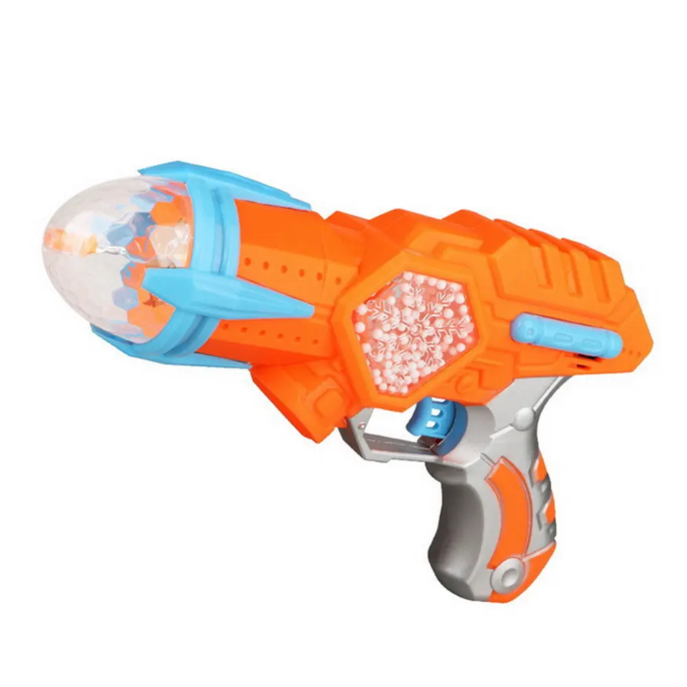 Детский проектор пистолет электрический игрушечный пистолет космическая Музыка Звуковой светильник вращающаяся проекция детские игрушки подарки на день рождения интересные игрушки - Цвет: Orange