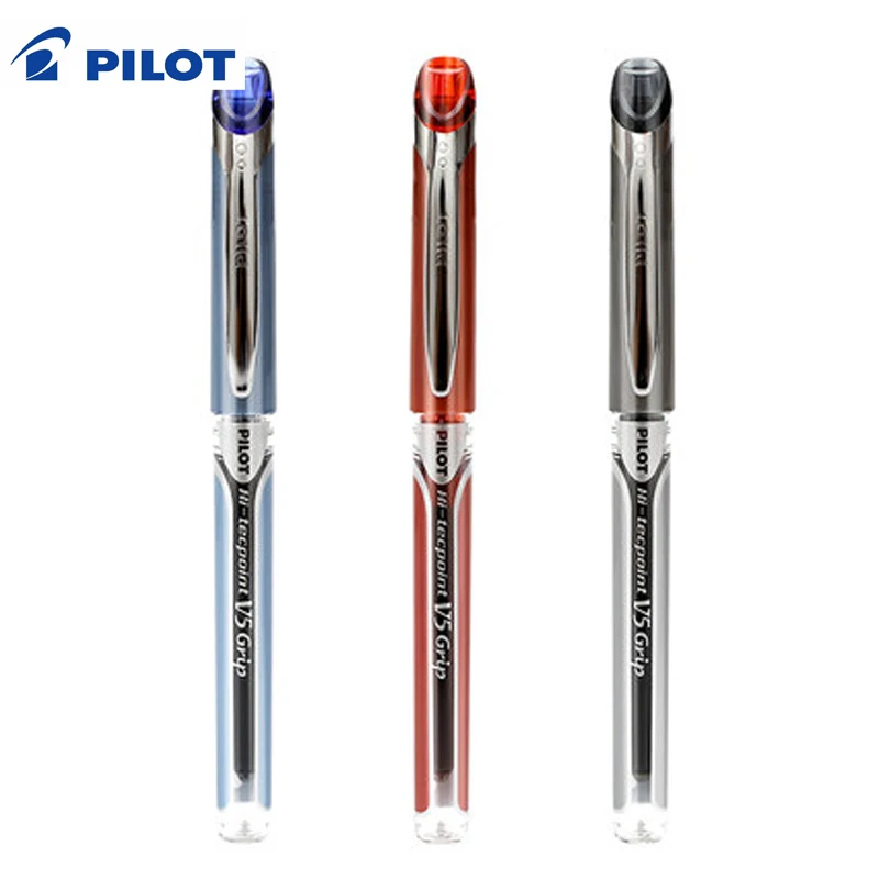 

JAPAN PILOT V Ball 0.5MM / 0.7MM BXGPN-V5/ BXGPN-V7 Liquid Ink 3 Pieces Roller Ball pen school & office stationery 2018