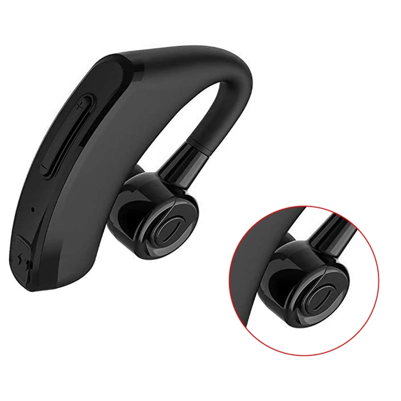 V11 Business Headset Bluetooth V5 0 Headset Stereo In Ear Earphone with Call Mic Earhook Headset