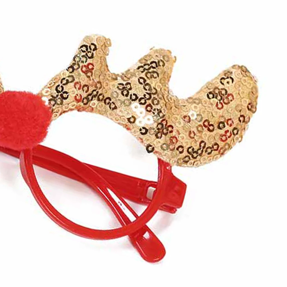 Рождественские украшения игрушки для взрослых детей Рождественские рога очки рождественские украшения очки