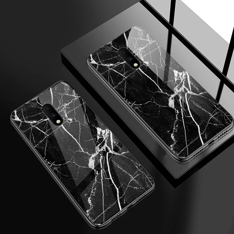 W122 Для OnePlus 3 3T 5 5T 6 6T 7 7 Pro Роскошный чехол из закаленного стекла для Samsung Galaxy S8 S9 S10 Plus бампер ударопрочный чехол для телефона - Цвет: W122