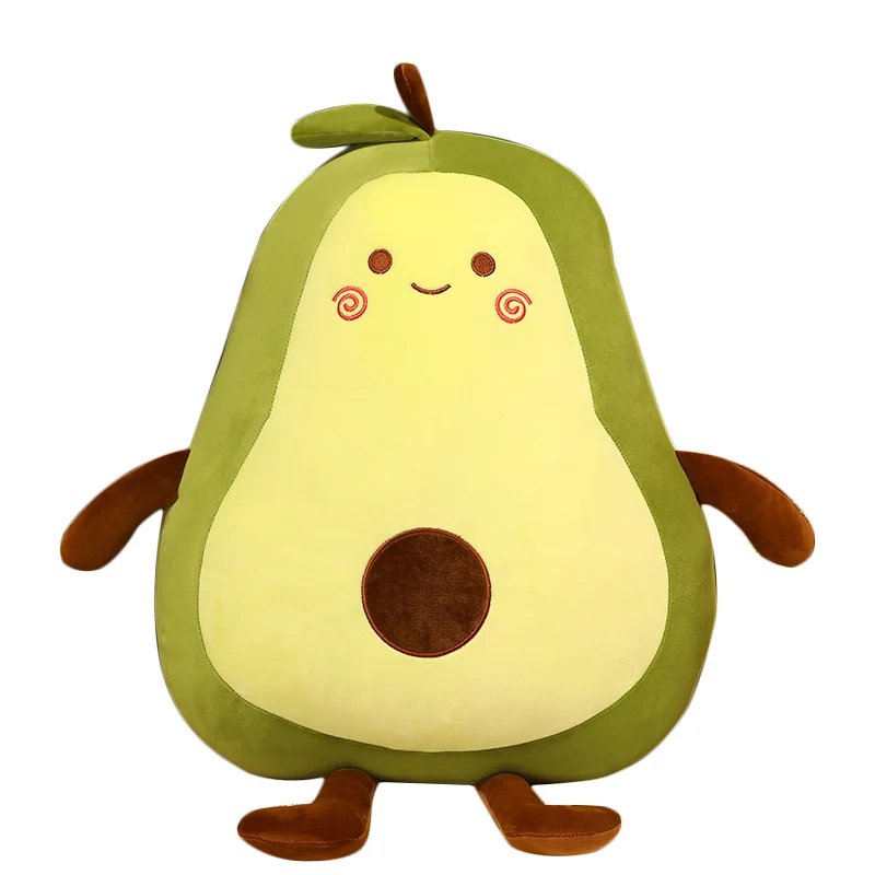 thumbnail image 1 of Peluche de aguacate Kawaii de 50/65/85CM para niña, muñeco de peluche de dibujos animados, almohada de cojín de fruta, muñeco de peluche suave, regalo para bebé, 1 of 5