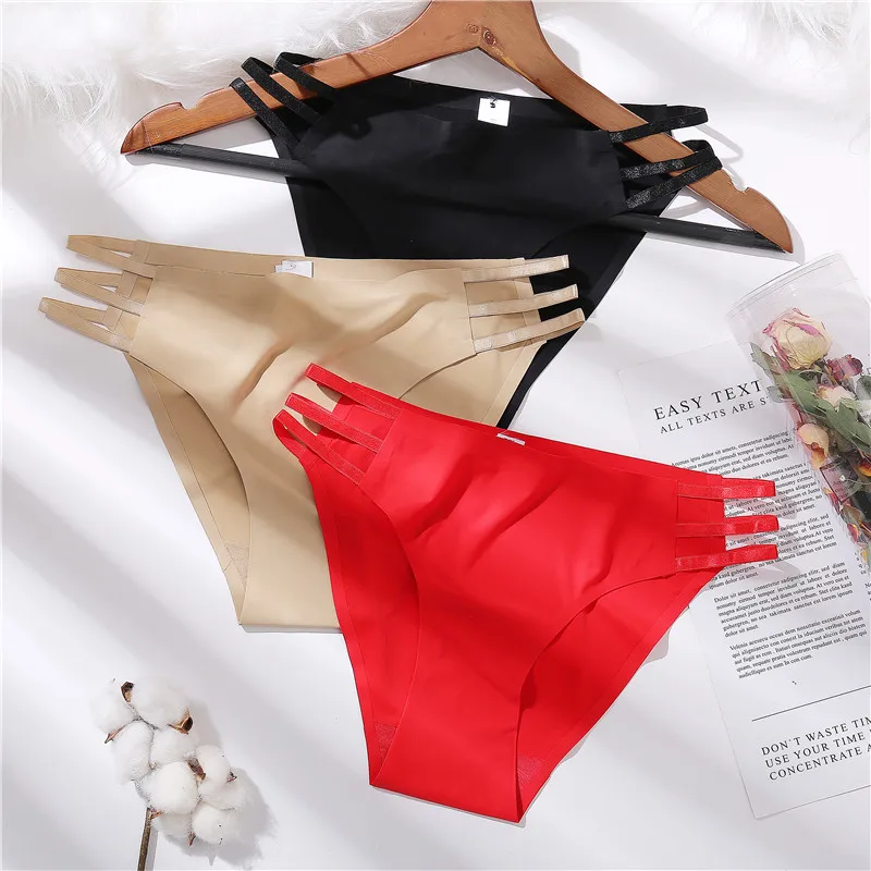 Трусики женские бесшовные с низкой посадкой 5 цветов|Женские трусики| |