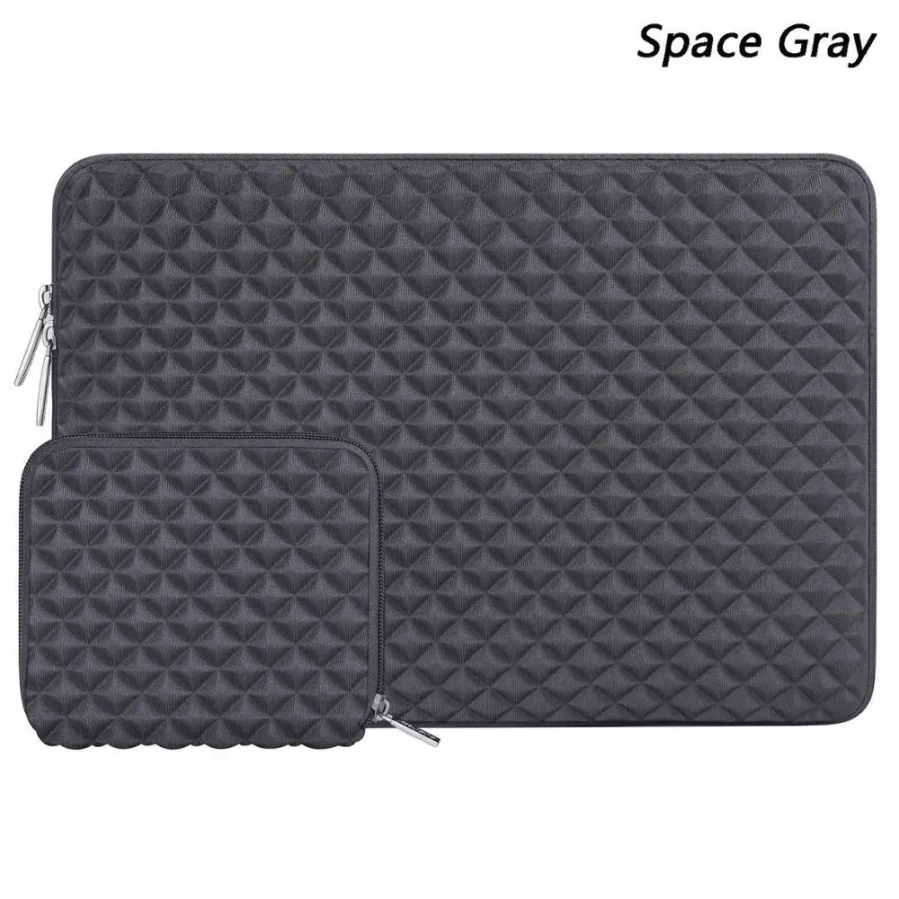 Чехол для ноутбука MOSISO для Macbook Air Pro 13,3 15,4, водонепроницаемый чехол для ноутбука Dell Asus lenovo hp 1" 14" 1", Чехол - Цвет: Space Gray Color