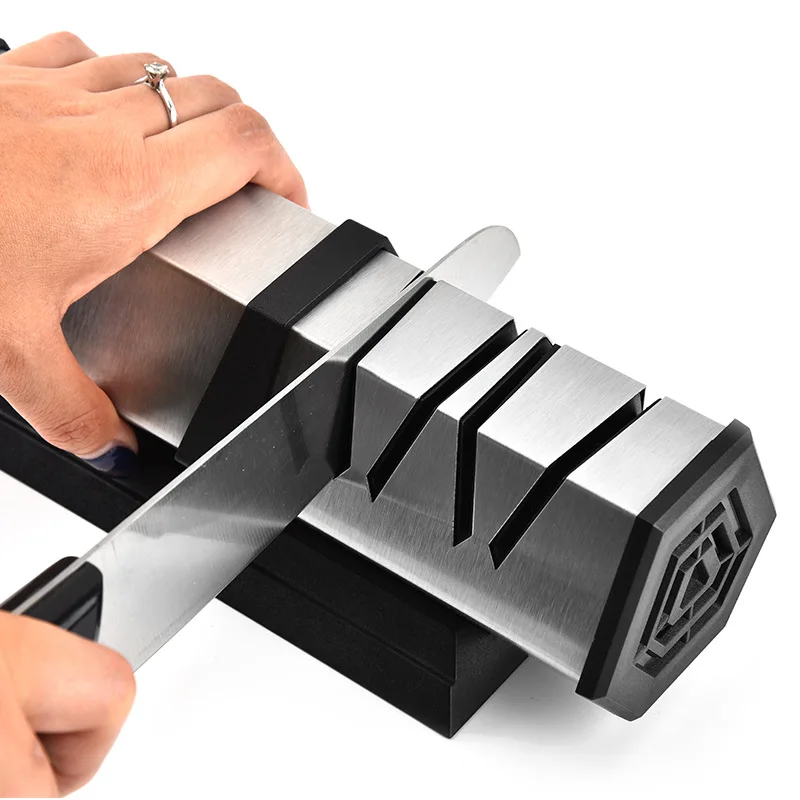 

New Electric Knife Sharpener Cross-Border Knife Sharpener Fast Knife Sharpener Automatic Household Knife Sharpener