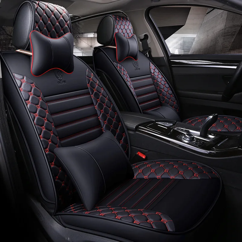 

2018 New Style Automobile Seat Cushion Four Seasons General Pure Leather 3D All Edges Included Seat Cushion Wholesale Manufactur