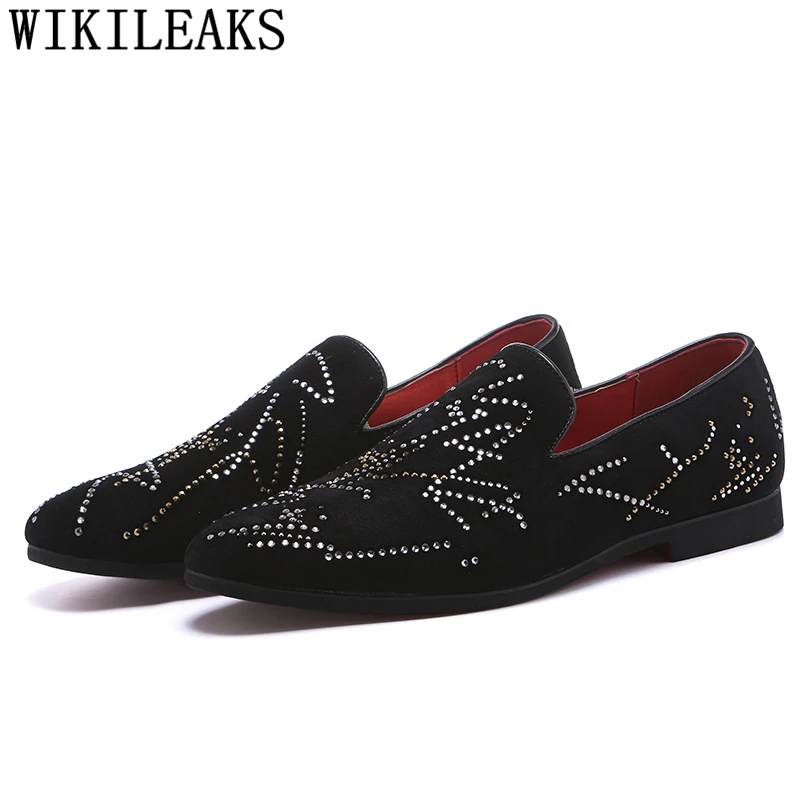 Черные вечерние туфли для мужчин Свадебные Модные Мужские модельные Zapatos Clasicos De