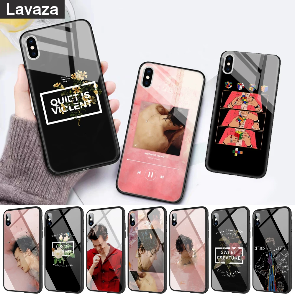 Harry Styles Behandeln Menschen Glass Phone Case for Apple iPhone 11 Pro X XS Max 6 6S 7 8 Plus 5 5S SE | Мобильные телефоны и