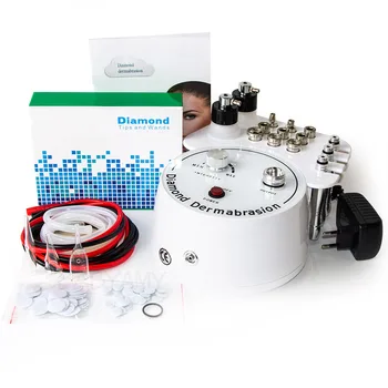 

3 IN 1 Diamond Personal Microderm System Dermabrasion Microdermabrasion Device for Face remove Scars Acne Marks skin care tool