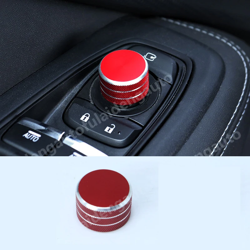 

1pcs For Subaru XV 2018-2019 For Subaru Forester 2019 colors Rearview Adjust Button Frame Cover Car Styling Accessories