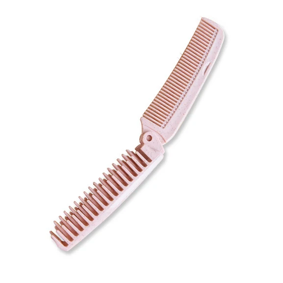 Folding Comb Detangling Hair Brush Portable Anti static Travel Pocket