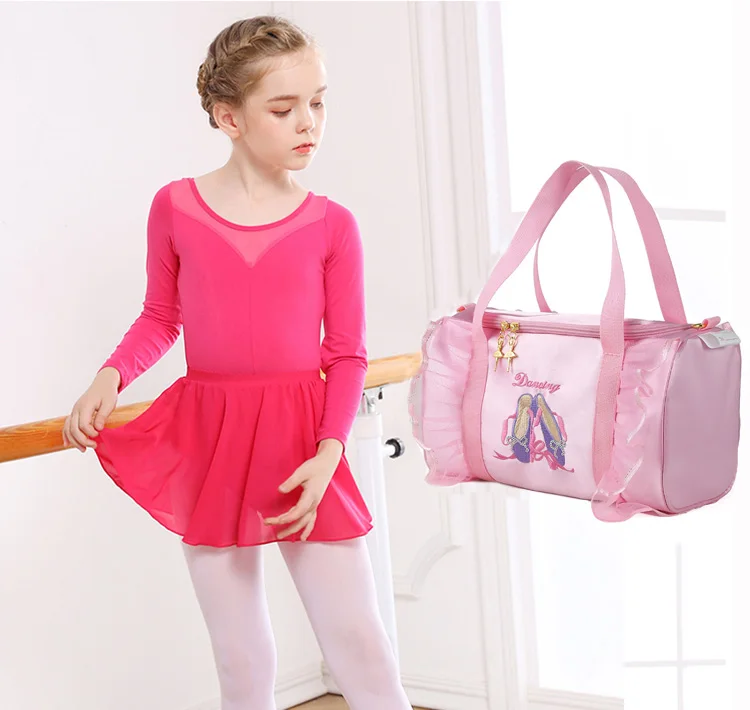 Girl Ballet Lace Ballet Bag Danse Bag Children Dance Bags For Kids Girls High Quality Lovely Bag