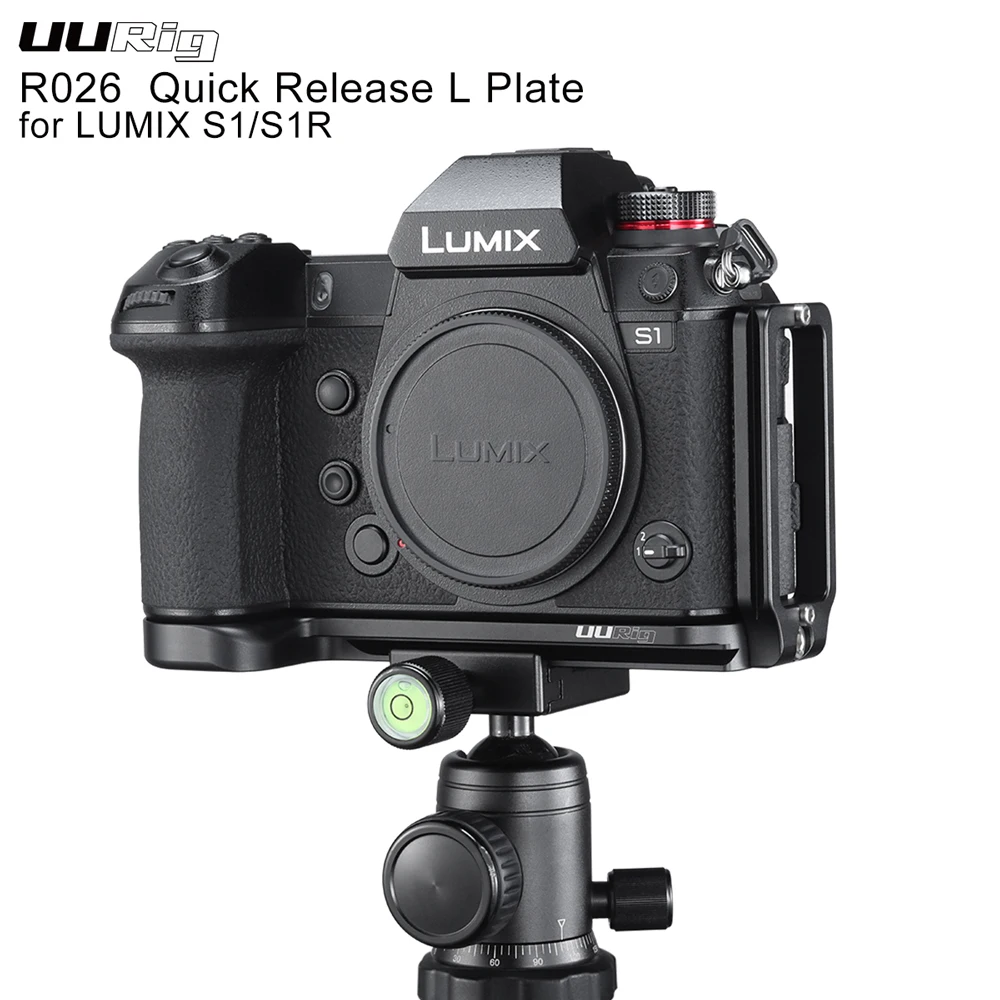 UURig R026 БЫСТРОРАЗЪЕМНАЯ l-пластина для Panasonic Lumix S1/S1R DSLR камеры клетка Rig опорная пластина боковая пластина для держатель микрофона