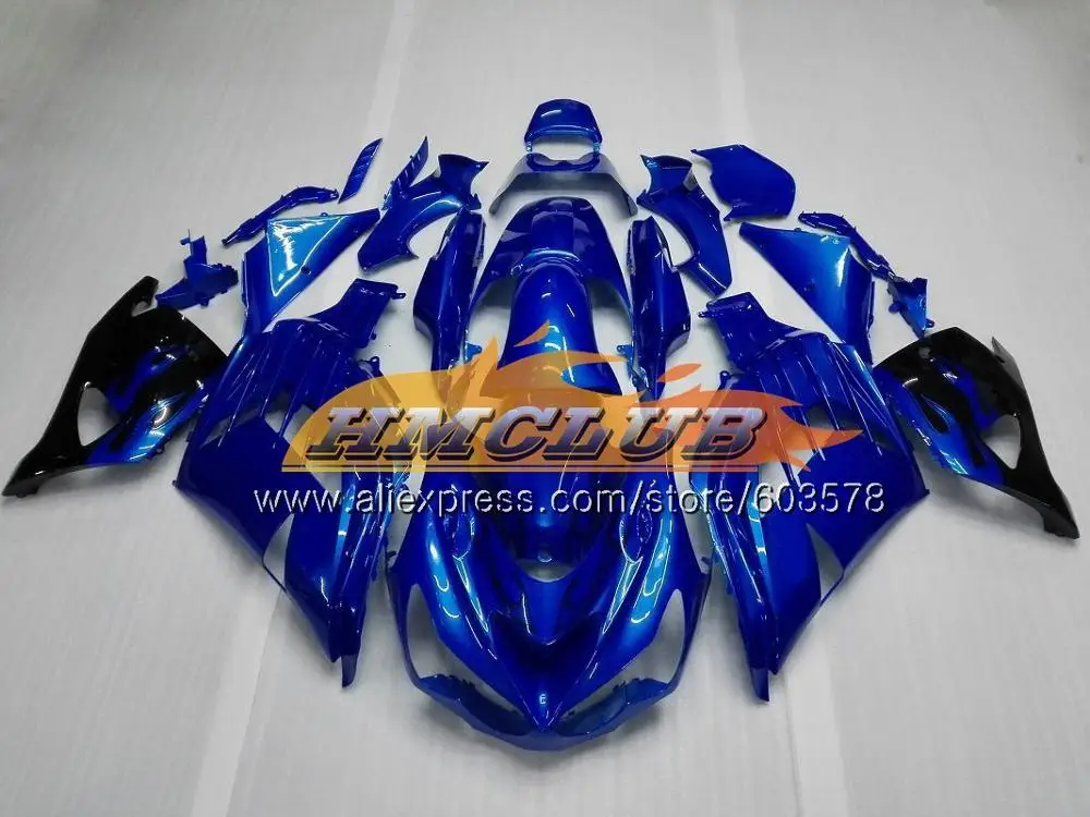 Инъекции для KAWASAKI ZX-14R ZX14R для детей возрастом 12, 13, 14, 15, 16, 17, зеленого и черного цвета 115CL. 9 ZZR1400 ZX 14R 2012 2013 обтекатель - Цвет: No. 16
