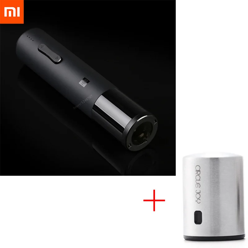 All Xiaomi Mijia Huohou автоматическая открывалка для бутылок красного вина Электрический штопор фольга резак пробковый инструмент для Xiaomi умный дом наборы - Цвет: All