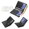 2021 New Men Wallets Name Customized Card Holder High Quality Male Purse Name Engraving PU Leather Business Men Wallets Carteria 3