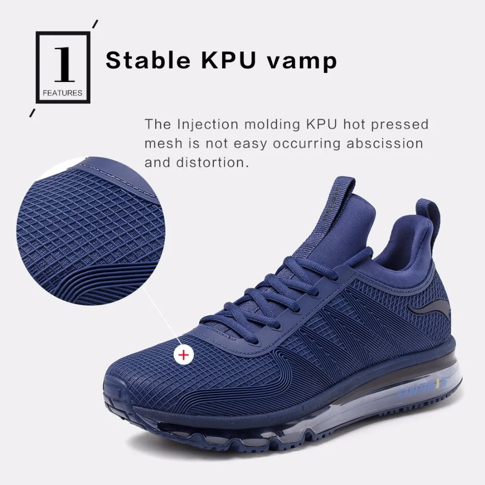 ONEMIX High Top Running Shoes for Men Nice Zapatillas Rhythm Mesh Air Cushion Trainers Sports Sneakers Outdoor Athletic Jogging