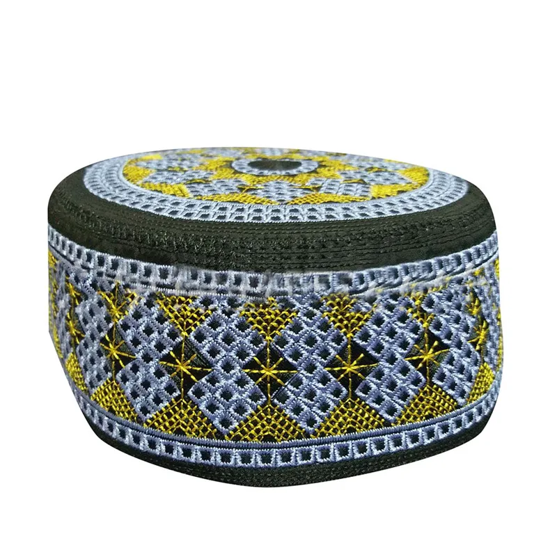 

Lychee Muslim Mens Islamic Muslim Cap Arabic Saudi Topi Islam Prayer Hijab Caps Satin Bonnet Prayer Hats India Scripture Turban