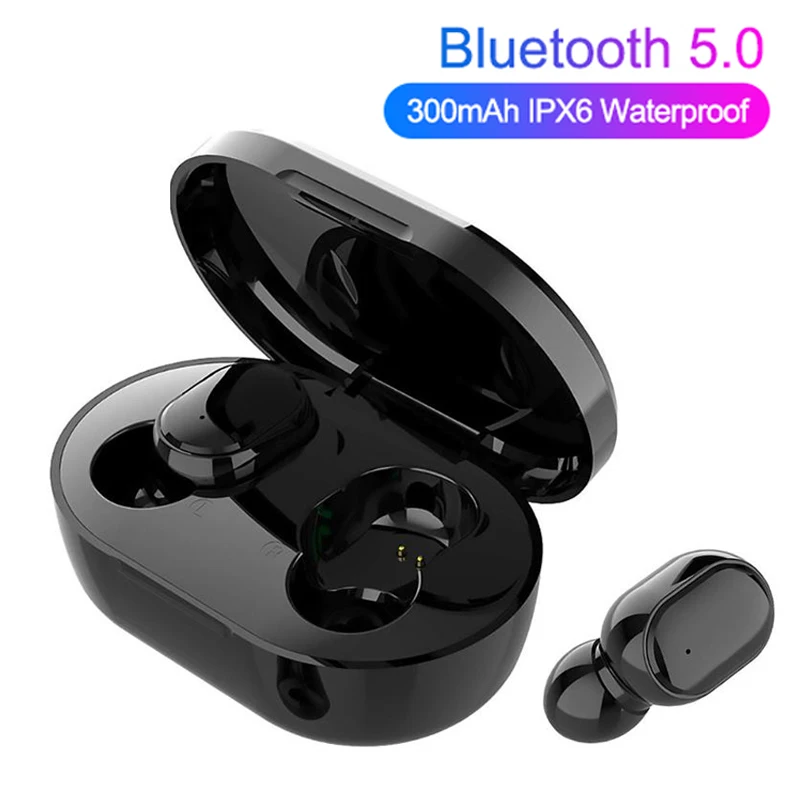 M1 TWS Bluetooth V5.0 беспроводные наушники вкладыши IPX6 водонепроницаемые чехол для