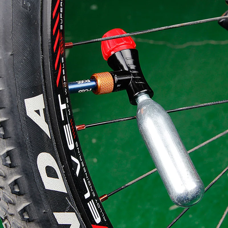 Велосипедный Мини СО2 бутылка AV/FV быстрый клапан для надувания MTB дорожный велосипед горный велосипед велосипедный воздушный насос аксессуары для верховой езды аксессуары