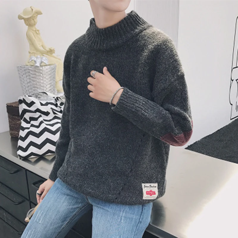 2019 Winter Trend Wild Knit Sweater Thickening Twist Corduroy Men's Casual Loose Round Neck Sweater 2019 Winter Trend Wild Knit Sweater Thickening Twist Corduroy Men's Casual Loose Round Neck Sweater