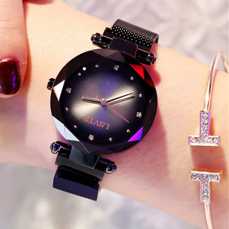 

2020 new trembles with leisure magnet magnet Milan starry sky luxury ladies watch fashion watches