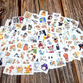 

100PCS Kawaii Animals Mini Stickers DIY Suitcase Laptop Notebook Bicycle Helmet Guitar Phone Stickers Waterproof Gift Stickers