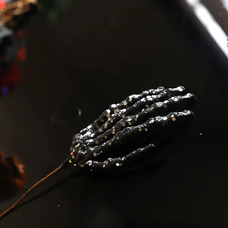 Блеск 3D искусственный паук призрак ручной украшения на Хэллоуин Праздничный вечерние Декор Искусственный призрак ручной реквизит для фотосессии