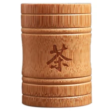 Ручная работа бамбуковая чайная канистра для специй коробка для хранения бутылка-органайзер чайный набор в коробке