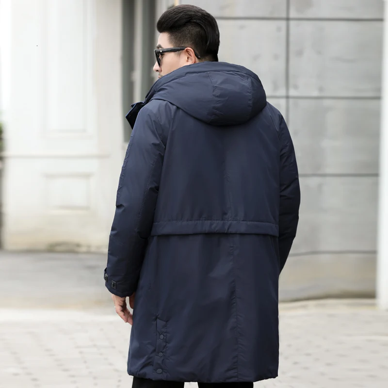 Большие размеры 10XL 12XL 8XL зимняя куртка мужская парка со стоячим воротником мужская однотонная Толстая куртка и пальто мужские зимние парки