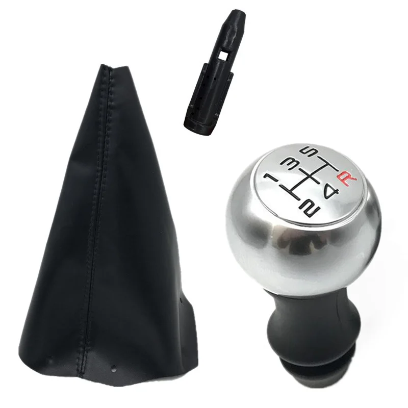 Car Gear Shift Knob Automatic Gear Dust Cover 5 Speed Car Gear Shift Knob Boot Cover For Peugeot 106 107 206 207 301 306 307 308 406 407 2008 3008 Citroen C2 C3 C4 Accessory